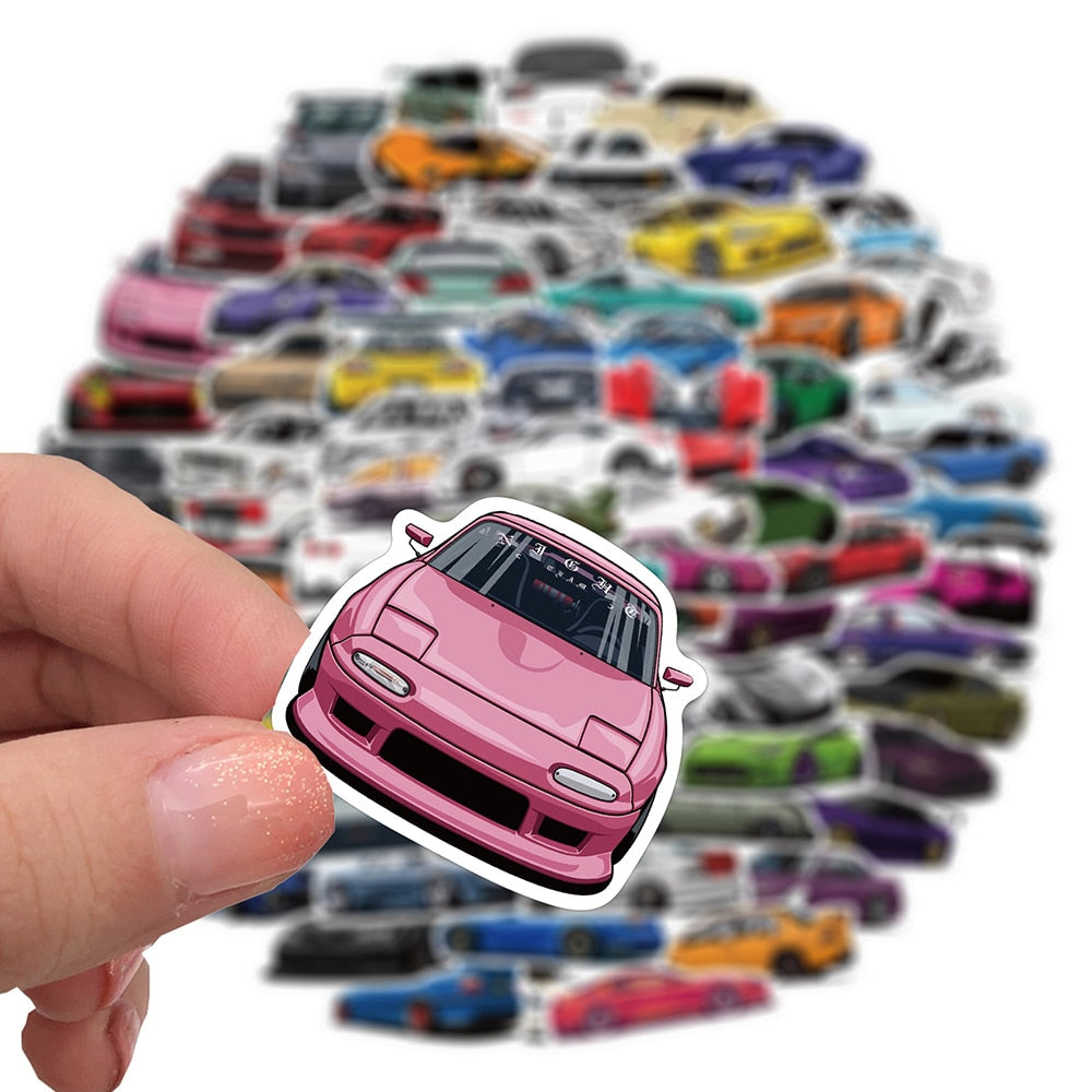 10/30/50/100PCS JDM car stickers