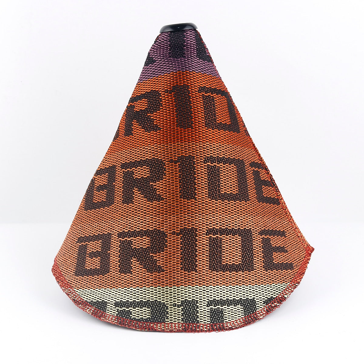 JDM Style Bride High Quality Hyper Fabric Shifter Boot Racing Shift Knob Cover Collars for Universal Car With Red Stitching