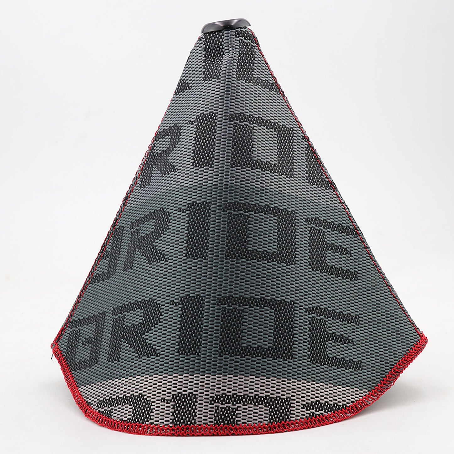 JDM Style Bride High Quality Hyper Fabric Shifter Boot Racing Shift Knob Cover Collars for Universal Car With Red Stitching